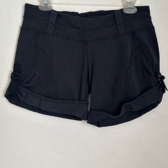 Adidas by Stella McCartney Athletic Shorts Black Cuffed size S - Picture 6 of 13